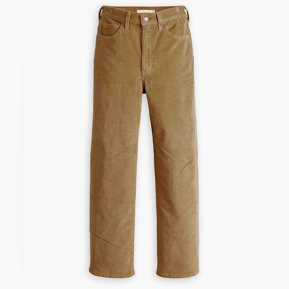 LEVI’S RIBCAGE STRAIGHT ANKLE CORDUROY WOMEN'S PANTS SIZE 29x30 - Picture 5 of 7